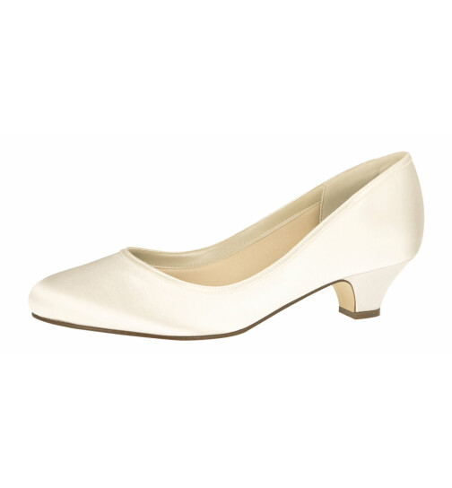 Brautschuhe Paula Ivory Satin SALE 8 - 41