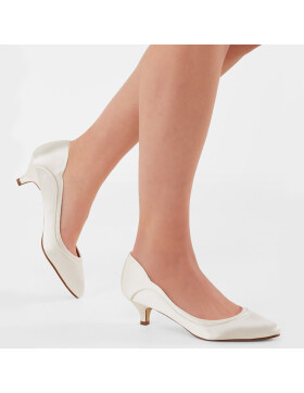 Brautschuhe Hollie Ivory Satin 6,5 - 39,5