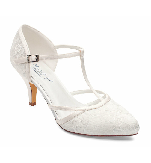 Brautschuhe Jasmine Ivory Satin / G.Westerleigh 35 Gr. SALE