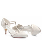 Brautschuhe Jasmine Ivory Satin / G.Westerleigh 35 Gr. SALE