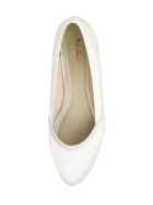 Brautschuhe Belina Ivory Satin/Off-White mit Glitzer 39,5