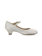 Brautschuhe Marsha Ivory Satin/ Off White Fine Glitter 5,5 -38,5