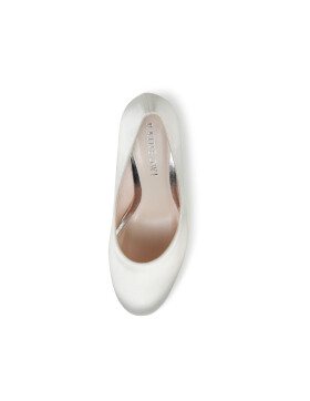 Brautschuhe Clair Ivory Satin/ Rose-Gold Mirror 4 - 37