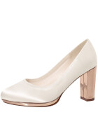 Brautschuhe Clair Ivory Satin/ Rose-Gold Mirror 4,5 - 37,5