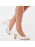 Brautschuhe Clair Ivory Satin/ Rose-Gold Mirror 4,5 - 37,5