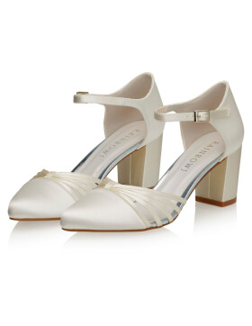 Brautschuhe Gitta Ivory Satin