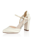 Brautschuhe Jacki Ivory Satin/ Mesh