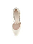 Brautschuhe Jacki Ivory Satin/ Mesh