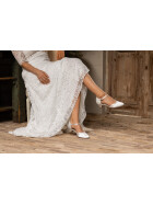 Brautschuhe Vida Ivory Satin 7,5 - 40,5