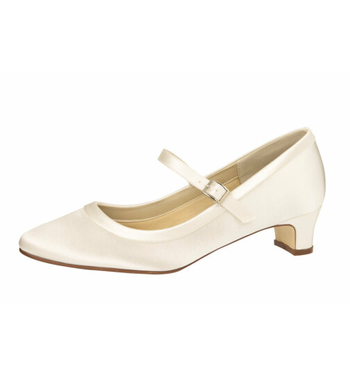 Brautschuhe Larissa Ivory Satin 2 - 35