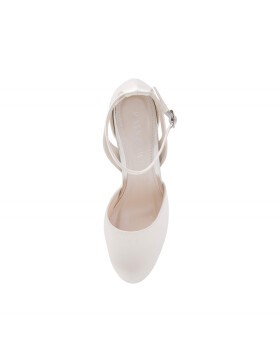 Brautschuhe Makenzi Ivory Satin 5,5 -38,5