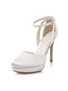 Brautschuhe Makenzi Ivory Satin 5,5 -38,5