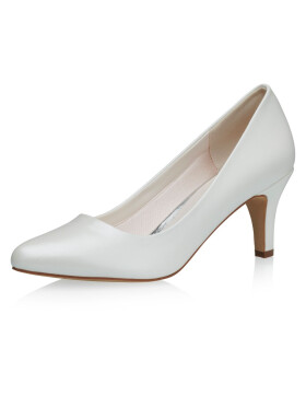 Brautschuhe Beautiful Lady Ivory Leather Look