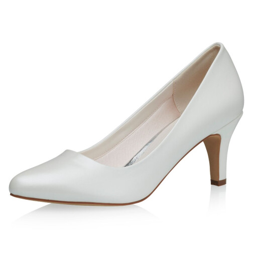 Brautschuhe Beautiful Lady Ivory Leather Look 4 - 37