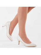 Brautschuhe Beautiful Lady Ivory Leather Look 7 - 40