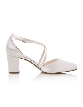 Brautschuhe Hellen Ivory Satin 5,5 -38,5