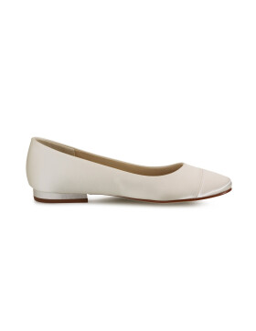 Brautschuhe Bess Ivory Satin 42