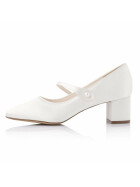 Abbi Ivory Satin Brautschuh 5 - 38