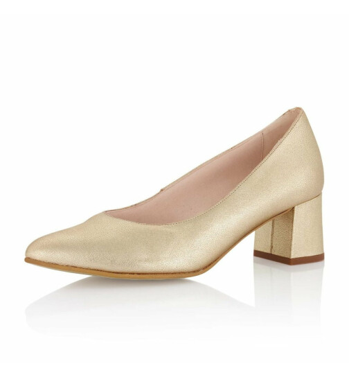 Mette Gold Leather