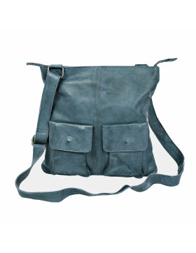 Bear Design Leder Schultertasche Messenger Ledertasche...